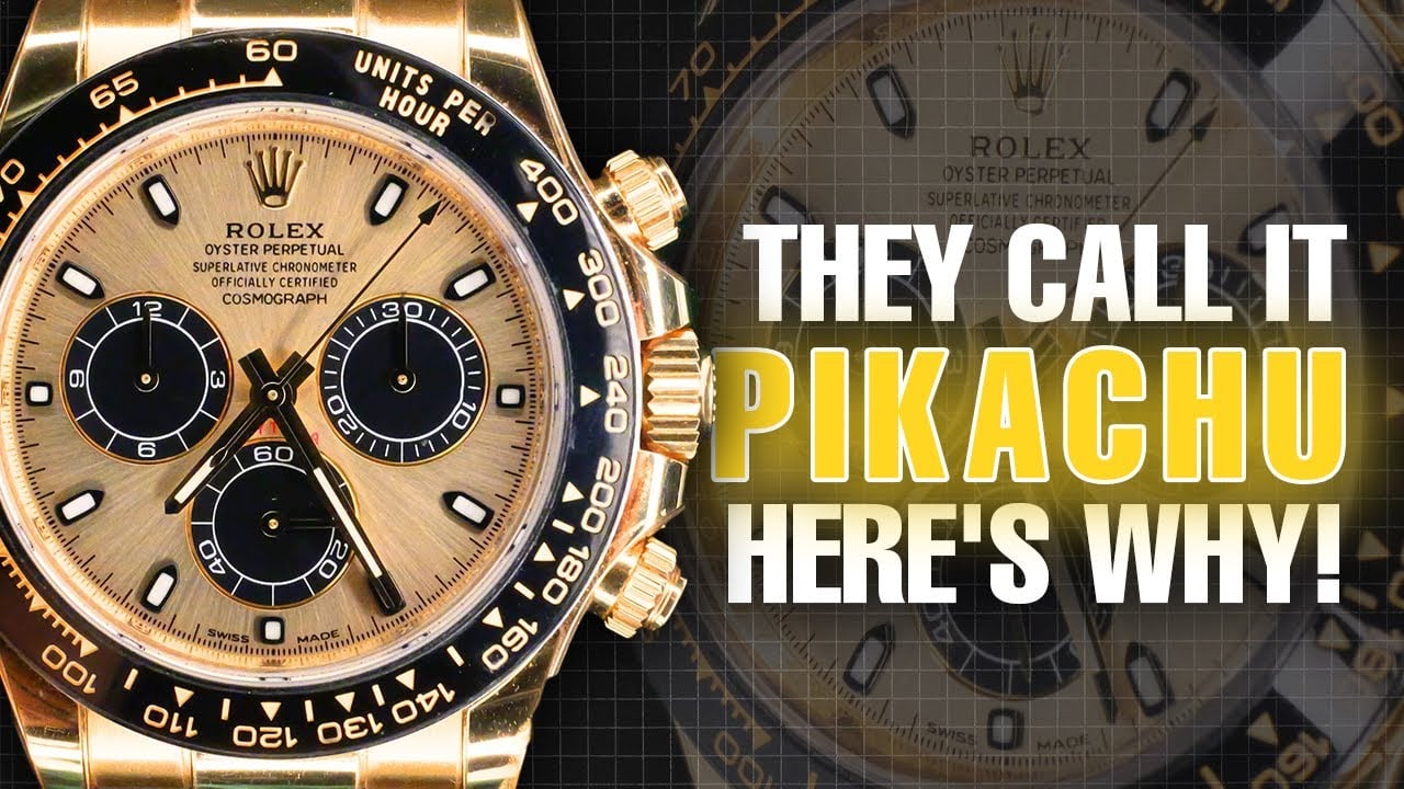 Most Eye-Catching Rolex Ever | Daytona Pikachu 116518LN-0048 Review