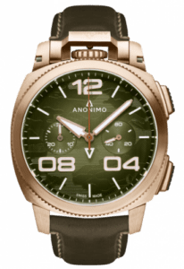 Anonimo Militare Automatic Bronze / Green Camouflage / Leather AM-1123.01.001.A05