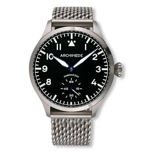 Archimede Pilot 45 KS Stainless Steel / Black / Bracelet UA7949BM-H1.1