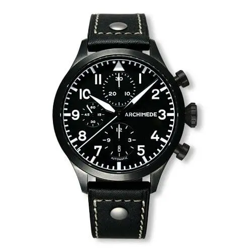 Archimede Pilot Chronograph PVD / Black UA7939-C1.1-SW