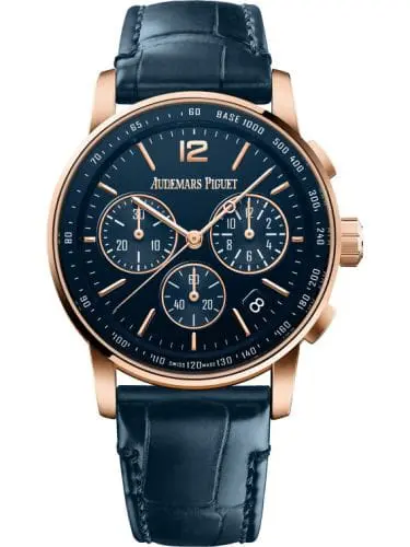 Audemars Piguet CODE 11.59 Chronograph Selfwinding Pink Gold Blue 26393OR.OO.A321CR.01