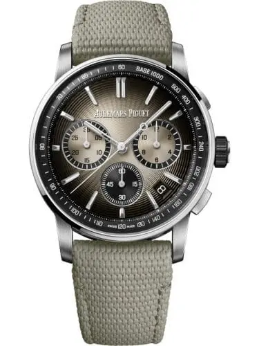 Audemars Piguet CODE 11.59 Chronograph Selfwinding Stainless Steel - Ceramic Beige Fabric 26393QT.OO.A064KB.01