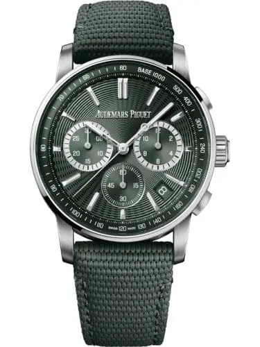 Audemars Piguet CODE 11.59 Chronograph Selfwinding Stainless Steel Green 26393ST.OO.A056KB.01