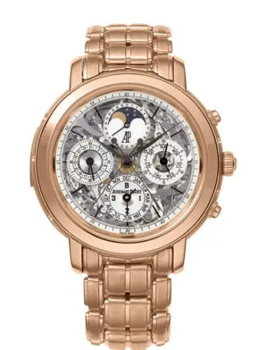 Audemars Piguet Jules Audemars 26023 Grande Complication Pink Gold Sapphire Bracelet 26023OR.OO.1138OR.01