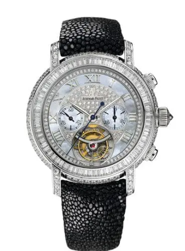 Audemars Piguet Jules Audemars 26083 Tourbillon Chronograph White Gold MOP 26083BC.ZZ.D102CR.01