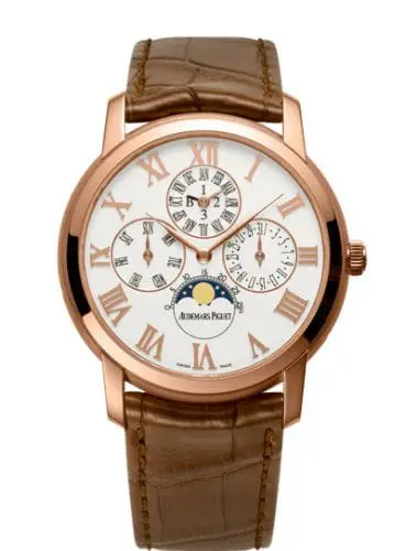 Audemars Piguet Jules Audemars Dragon Perpetual Calendar Pink Gold White 26391OR.00.D088CR.01