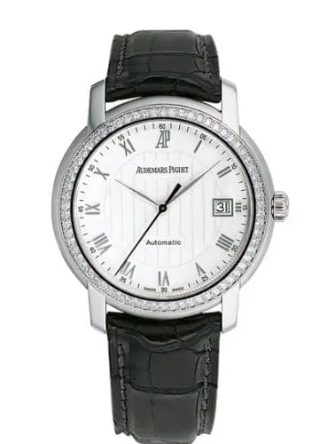 Audemars Piguet Jules Audemars Selfwinding White Gold Diamond White 15140BC.ZZ.A002CR.01