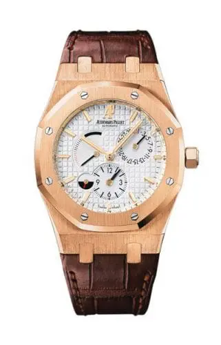 Audemars Piguet Royal Oak 26120 Dual Time Pink Gold Silver 26120OR.OO.D088CR.01