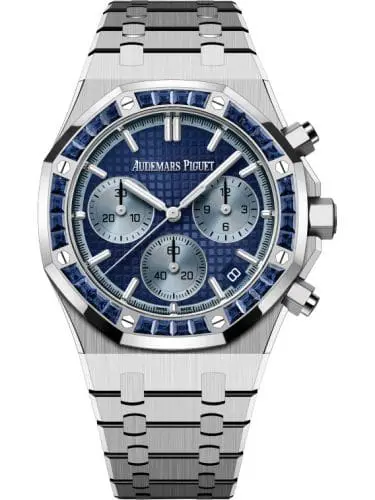 Audemars Piguet Royal Oak Chronograph 41 White Gold - Sapphire Blue Japan 26240BC.SS.1320BC.01