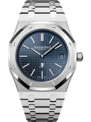 Audemars Piguet Royal Oak Extra-Thin Stainless Steel Blue 15202ST.OO.1240ST.01