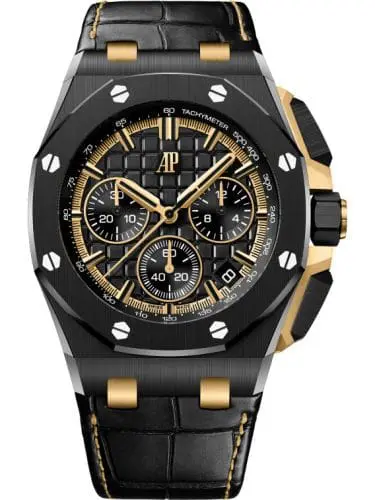 Audemars Piguet Royal Oak Offshore 43 Ceramic - Yellow Gold Black 26420CE.OO.A127CR.01