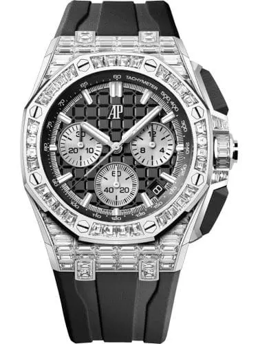 Audemars Piguet Royal Oak Offshore 43 White Gold - Baguette Black 26425BC.ZZ.D002CA.01