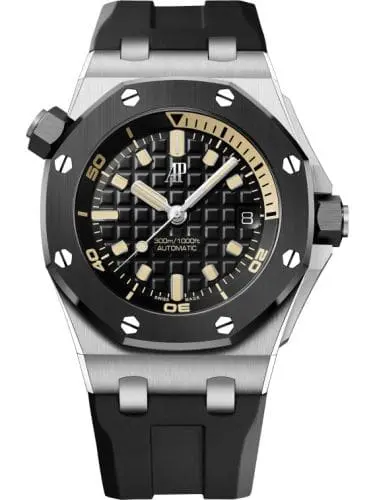 Audemars Piguet Royal Oak Offshore Diver White Gold Black 15720CN.OO.A002CA.01