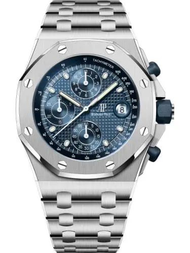 Audemars Piguet Royal Oak Offshore Stainless Steel Blue Bracelet 26238ST.OO.2000ST.01