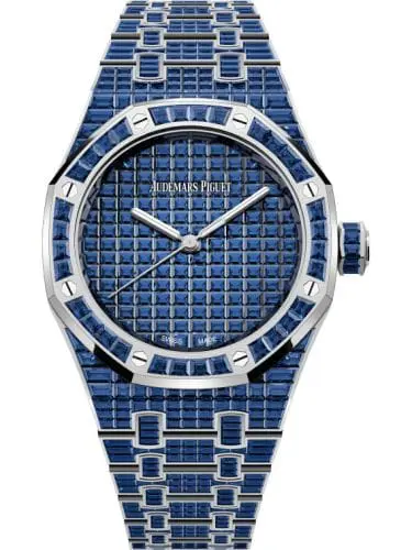 Audemars Piguet Royal Oak Self-Winding 37 Blue Sapphire 50th Anniversary 15554BC.SS.1274BC.01