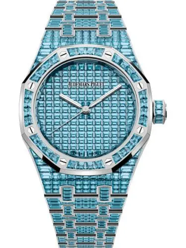 Audemars Piguet Royal Oak Self-Winding 37 Blue Topaz 50th Anniversary 15554BC.TO.1274BC.01