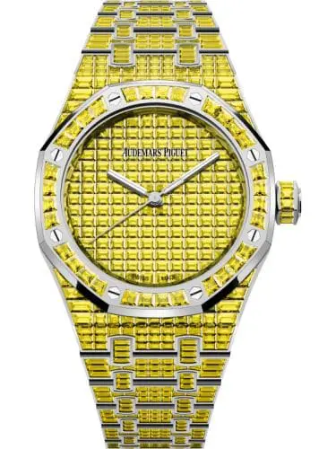Audemars Piguet Royal Oak Self-Winding 37 Yellow Chrysoberyl 50th Anniversary 15554BC.RY.1274BC.01