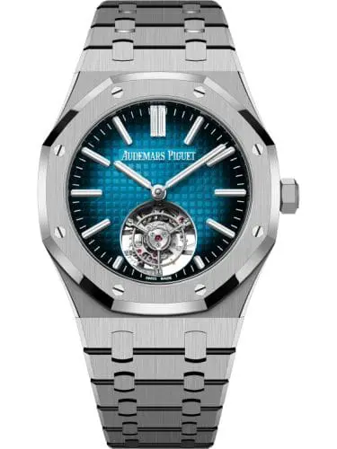 Audemars Piguet Royal Oak Self-Winding Flying Tourbillon Titanium Blue 26730TI.OO.1320TI.04