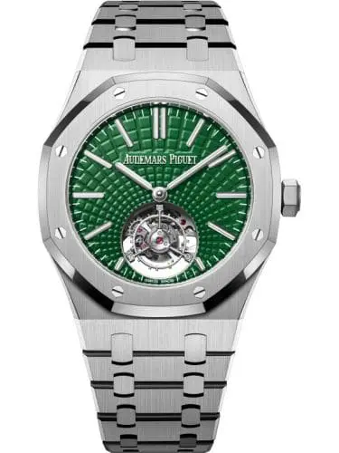 Audemars Piguet Royal Oak Self-Winding Flying Tourbillon Titanium Green 26534TI.OO.1220TI.01