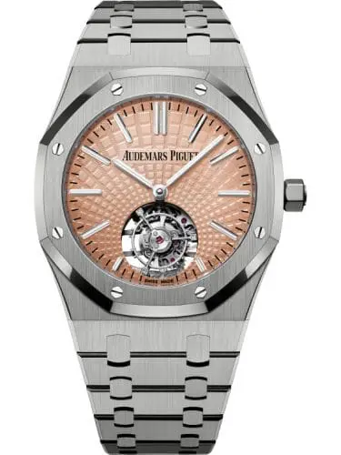 Audemars Piguet Royal Oak Self-Winding Flying Tourbillon Titanium Salmon 26531TI.OO.1220TI.01