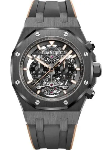 Audemars Piguet Royal Oak Tourbillon Chronograph Openworked Ceramic Pink Gold 26343CE.OO.D002CA.04