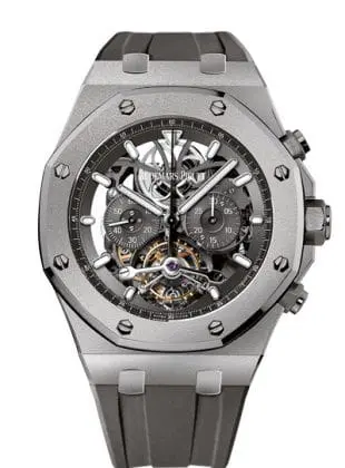 Audemars Piguet Royal Oak Tourbillon Chronograph Openworked Titanium Boutique Edition 26347TI.GG.D004CA.02