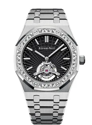 Audemars Piguet Royal Oak Ultra Thin Tourbillon White Gold Diamond Japan 26521BC.ZZ.1220BC.01