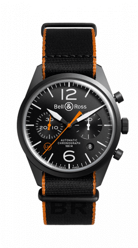 Bell & Ross BR 126 Carbon Orange Chronograph BRV126-O-CA