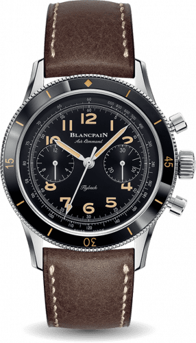 Blancpain Air Command Stainless Steel / Black / Strap AC01-1130-63A