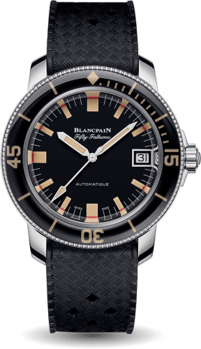 Blancpain Fifty Fathoms Barakuda Stainless Steel / Black / Tropic 5008B-1130-B52A