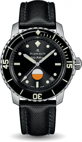 Blancpain Fifty Fathoms MIL-SPEC Stainless Steel / Black / Canvas 5008-1130-B52A