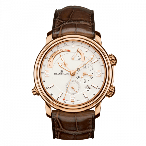 Blancpain Léman Réveil GMT Red Gold / Opaline / Alligator 2841-3642-53B