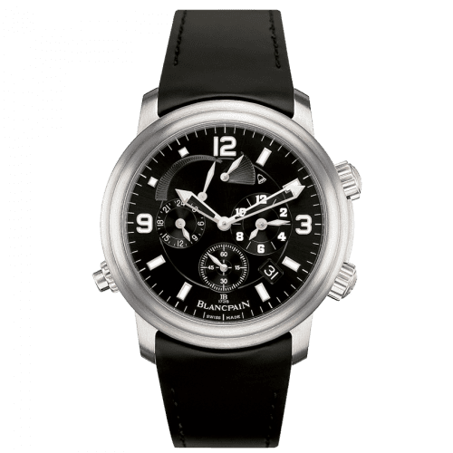 Blancpain Léman Réveil GMT Titanium / Black / Rubber 2041-1230-64B