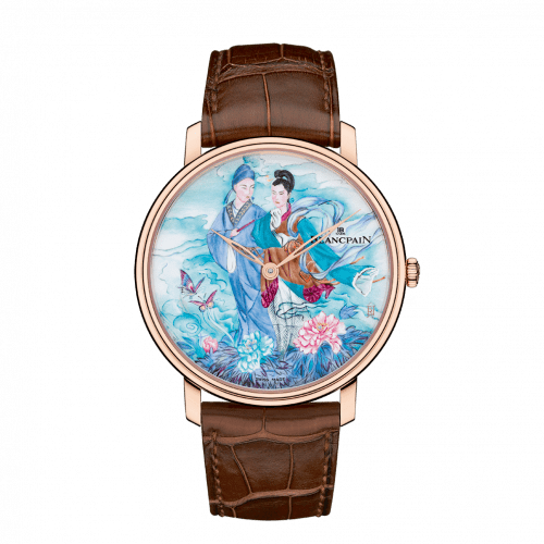 Blancpain Villeret Manuelle Piece Unique Grand Feu Couple in Field 6615C-3631-55B - 4