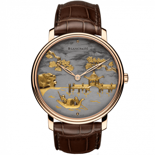 Blancpain Villeret Manuelle Piece Unique Shakudō Rowing 6615-3612-55B