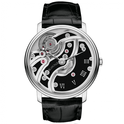 Blancpain Villeret Mouvement Inversé Black 6616-1530-55B