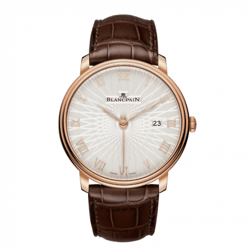 Blancpain Villeret Ultraplate Automatique 40mm Red Gold / Opalin Frappé 6651C-3642-55A