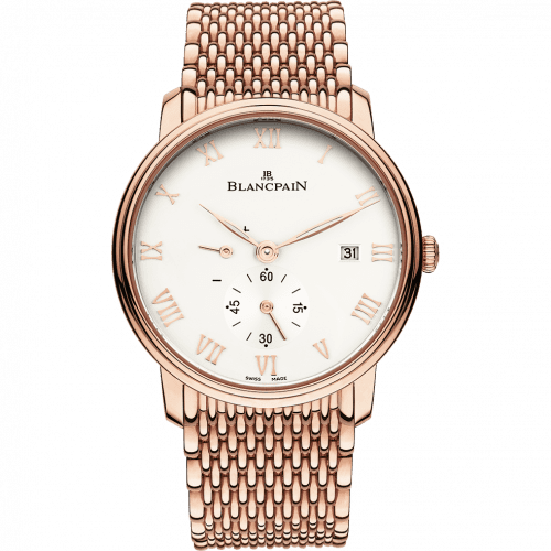 Blancpain Villeret Ultraplate Power Reserve Date Red Gold / Opaline 6606-3642-MMB