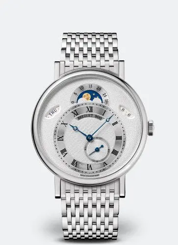 Breguet Classique 7337 White Gold / Silver / Bracelet 7337BB/1E/BV0
