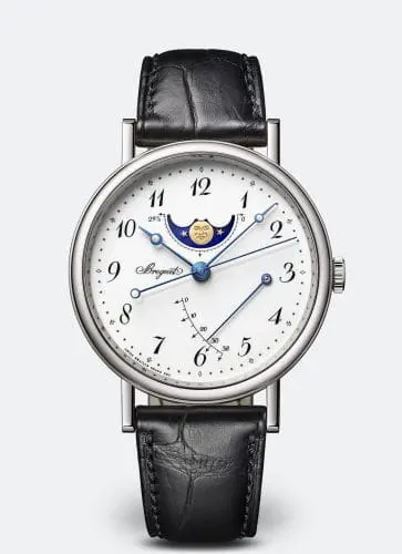 Breguet Classique 7787 Moonphase White Gold / Grand Feu Enamel 7787BB/29/9V6