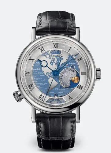 Breguet Classique Hora Mundi 5717 Platinum / America 5717PT/US/9ZU