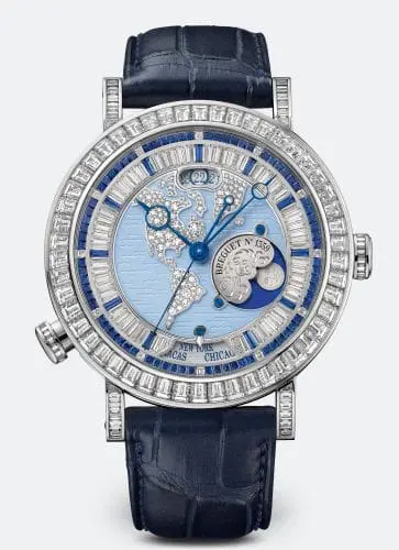 Breguet Classique Hora Mundi 5719 Platinum / America 5719PT/US/9ZV/DD0D