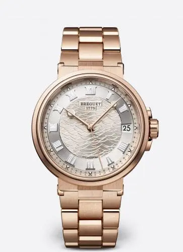 Breguet Marine 5517 Rose Gold / Silver / Bracelet 5517BR/12/RZ0