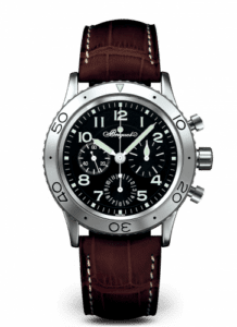 Breguet Type XX Stainless Steel / Black / Alligator 3800ST/92/9W6