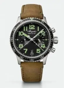 Breguet Type XXI 3815 Titanium / Black - Green 3815TI/HM/3ZU