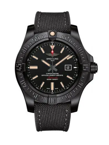 Breitling Avenger Blackbird 48 Black Titanium / Volcano Black / Military V1731010.BD12.100W