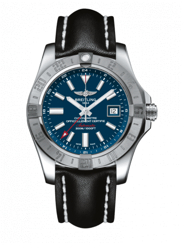 Breitling Avenger II GMT Stainless Steel / Mariner Blue / Calf / Folding A3239011/C872/436X/A20D.1