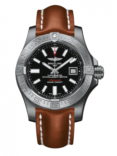 Breitling Avenger II Seawolf Stainless Steel / Volcano Black / Calf / Folding A1733110/BC30/434X/A20DSA.1