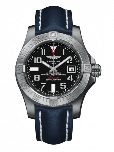 Breitling Avenger II Seawolf Stainless Steel / Volcano Black / Calf / Pin A1733110/BC31/105X/A20BASA.1