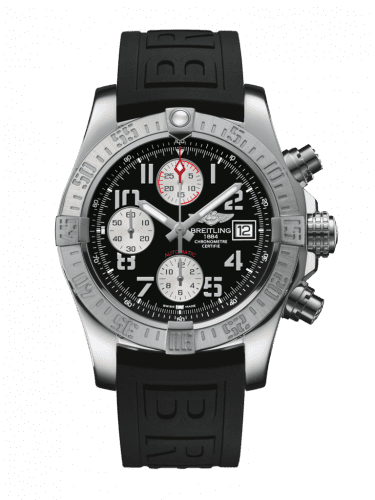 Breitling Avenger II Stainless Steel / Volcano Black / Rubber / Folding A13381111B2S1
